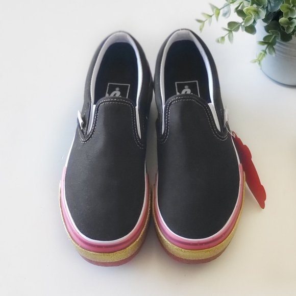 Vans Classic Stacked Glitter Platform Shoes - Picture 3 of 9